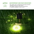 thumbnail image 4 of Guirnalda de luces solares para exteriores, juego de 2, 100 luces LED solares con 8 modos de decoración, cable de cobre resistente al agua para patio, árboles, fiestas de bodas y Navidad (blanco), 4 of 5