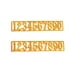 thumbnail image 5 of 1:12 Esca Números de Miniatura Juego de Accesorios de Decoración de de Puerta 0-9 Zulema Números en miniatura, 5 of 6