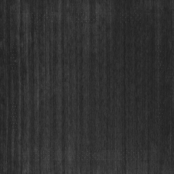 Ahgly Company Indoor Square Abstract Gray Contemporary Area Rugs, 6' Square