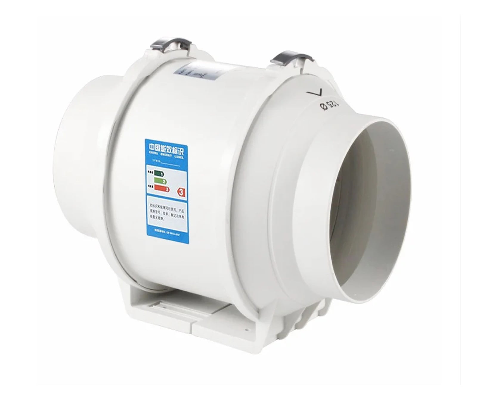 4/5/6 Inch Exhaust Fan Home Silent Inline Pipe Duct Fan Bathroom Extractor Ventilation Kitchen Toilet Wall Air Cleaning ,Energy-Efficient