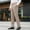 #Khaki, variant on DPTALR Men's Solid Color Heavy-duty Casual Business Straight Leg Pants,Navy,XL