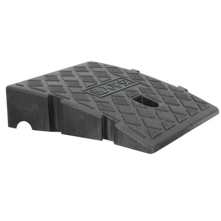 OUNONA Thickened Anti-Skid Black Plastic Ramp Mat for Car and Outdoor Use