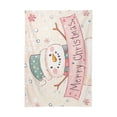 thumbnail image 2 of BZSMCE Square Tablecloth Fashion Cute Snowman Painting Pattern Tableclothes, 2 of 9