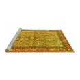 thumbnail image 2 of Ahgly Company Machine Washable Indoor Rectangle Persian Yellow Traditional Area Rugs, 8' x 10', 2 of 4