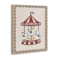 thumbnail image 4 of Stupell Industries Vintage Swan Carousel Animals Painting Wrapped Canvas Art Print Wall Art, 36 x 48, 4 of 8
