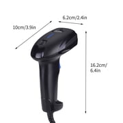 Openpig Barcode Scanner Wired QR Code Imager Automatic Barcode Reader Handhold Scanner Gun for Laptops, Computers, Cashier