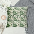 thumbnail image 2 of JRXY Sage Green Floral Pillow Covers Spring Vintage Rustic Old Style Cute Flower Green Cream Print Decorative Outdoor Pillowcases Farmhouse Throw Cushion Case Decor for Couch Sofa Bed 12x12in, 2 of 5