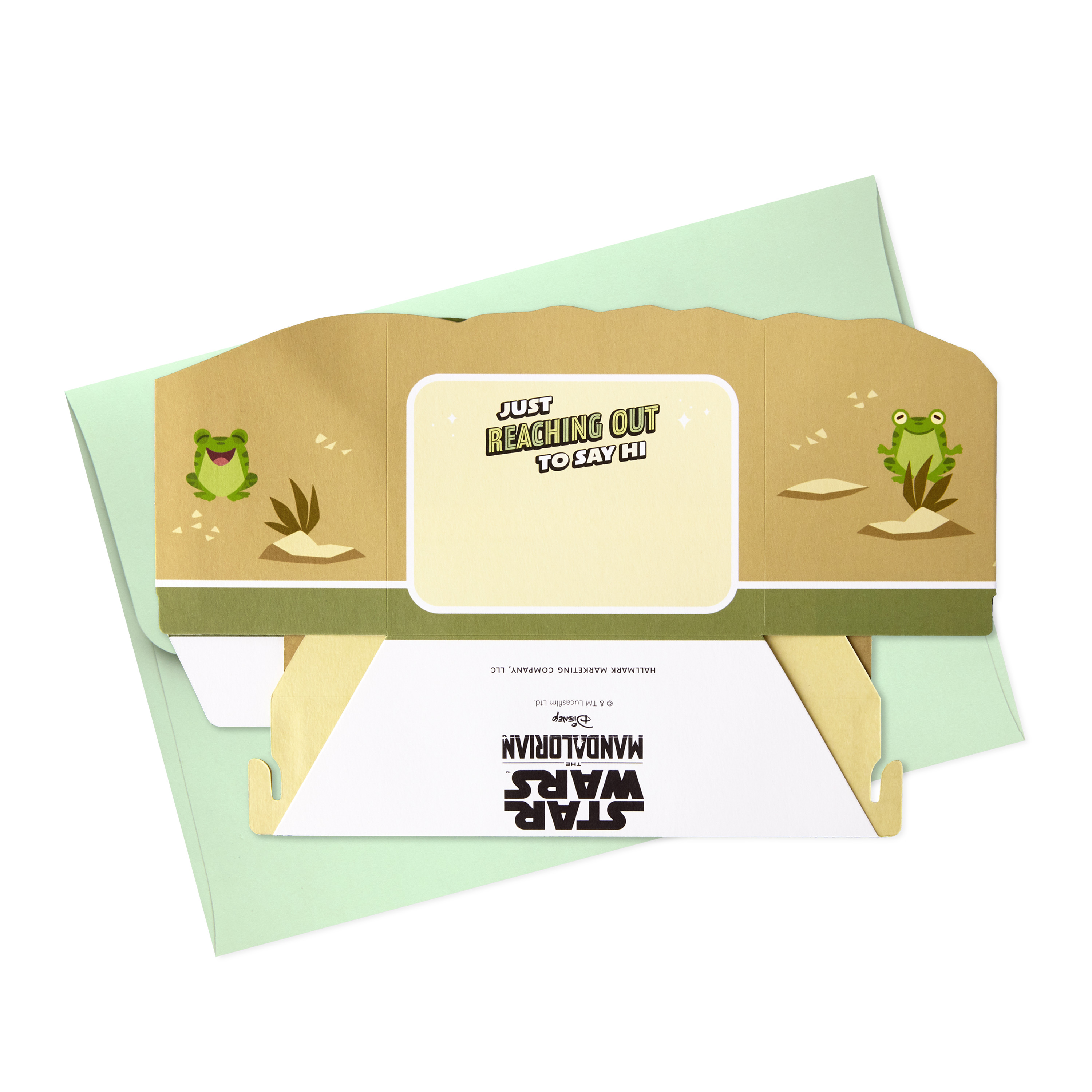 Hallmark Paper Wonder Star Wars Baby Yoda Pop Up Card
