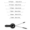 thumbnail image 2 of ddioayh Chargeur Rapide Rétractable pour Voiture Type Tasse 1.5m, Trois Charges Usb, 2 of 3