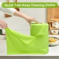 thumbnail image 5 of Microfiber Cleaning Cloth Roll,Reusable Tear Away Microfiber Towels,Washable Ultra Absorbent Rags 2 Roll Green, 5 of 6