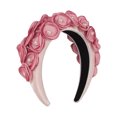 thumbnail image 1 of Diadema de mujer elegante con diseño personalizado de flores, accesorios para sombreros para mujeres y niñas, 1 of 5