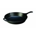 thumbnail image 1 of Sartén precurada de hierro fundido Lodge de 13-1/4 pulgadas - Mango exclusivo en forma de lágrima - Para usar en el horno, la estufa, la parrilla o sobre una fogata, color negro, 1 of 4