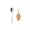 Orange, variant on LIERTOUR Foldable Serving Spoons, 304 Stainless Steel Folding Storage Camping Tableware for Outdoor Travel Portable Spoons And Kitchen Utensils for Backpacking Orange