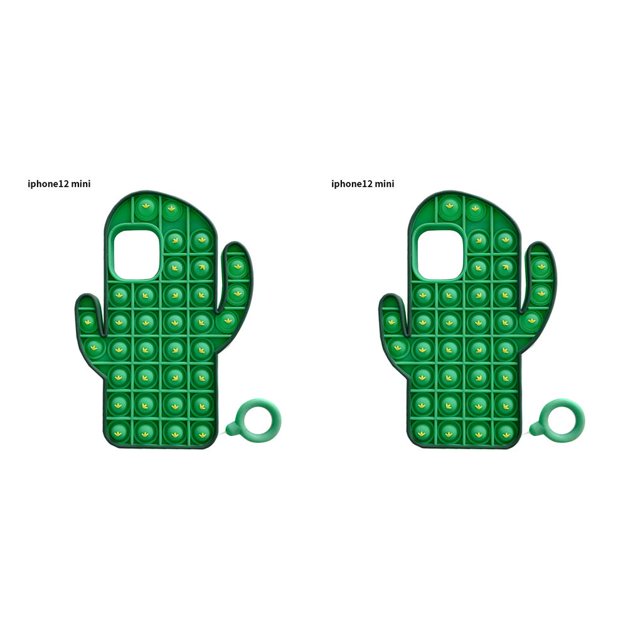 Inteprter Funda de teléfono funda de teléfono Push Bubble silicona móvil Protector de repuesto para 12 mini 7P/8P 7G/6S/SE xs max Xr x/xs Type5 NO5