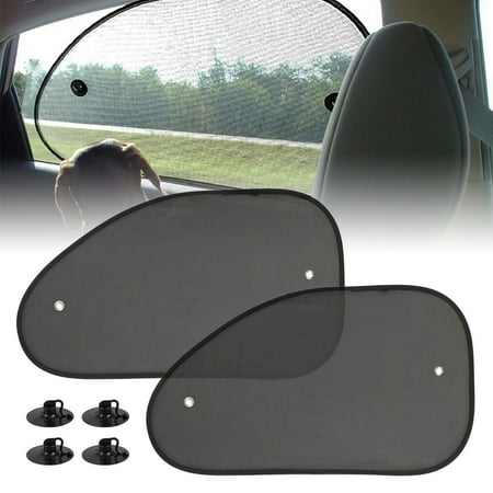 2-pack Mesh Car Cool Van Vehicle Side Window Sun Glare Shade Baby Heat (Best Way To Break A Car Window Quietly)