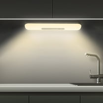Vacemry Under $5 Cabinet Light, Rechargeable Motion Sensor LED Strip, Magnetic Self Adhesive Under Cabinet Lighting, Wireless Closet Shelf Illumination Bar