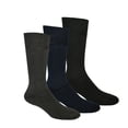 thumbnail image 1 of Calcetines de invierno Hechos de algodón. 3 pares colores obscuros, 1 of 4