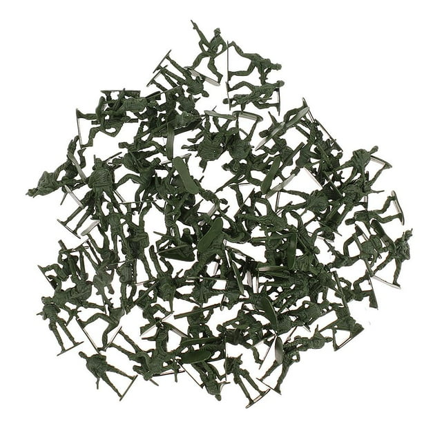de Acción Hombres Plástico de 5 Cm Juguete Mundial - 100 Piezas Del Yotijar Soldier Playset