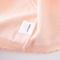 thumbnail image 6 of Hotiary Toddler Baby Girls Open Front Bolero Shrug Kids Long Sleeve Cropped Elegant Cardigan Knit Sweater Children Ruffled One Button Cute Outwear Crop Top Cover Up for 1-10Y Pink, 6 of 8
