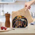 thumbnail image 2 of Yayeee Napkin Holder for Table Set of 2 Kitchen Paper Tissue Organization, Colorful Skeleton Sun, 2 of 8