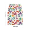 thumbnail image 3 of Kbndieu Valentines Day Table Runner, 13 x 47 Inch Colorful Heart Table Runner for Valentines Decorations, Winter Holiday Table Runners Valentines Day Decor Home Romantic Decorations, 3 of 6