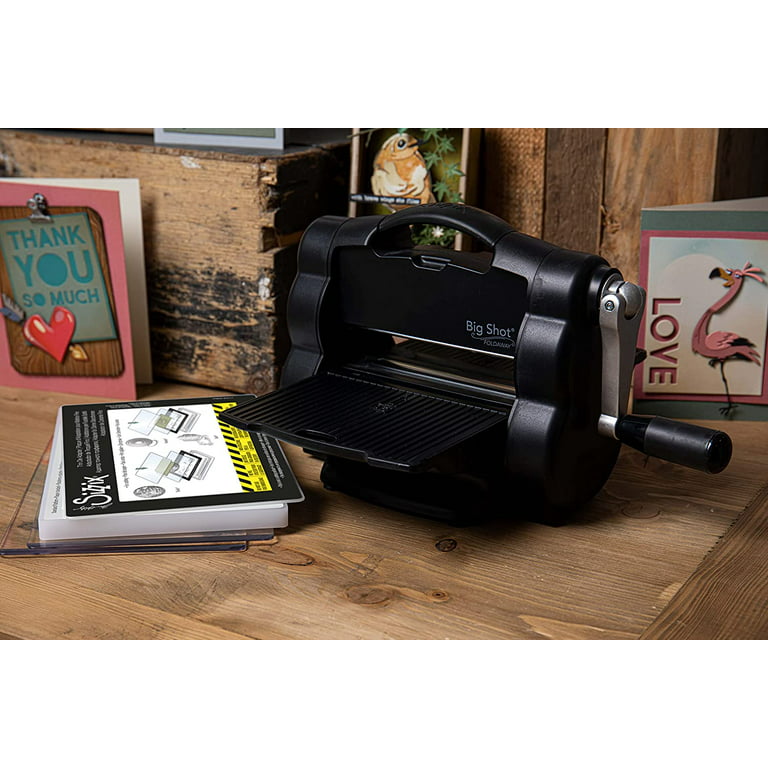 Tim Holtz Sizzix Black BIG SHOT FOLDAWAY Machine with accessories 6653 –  Simon Says Stamp