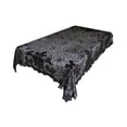 thumbnail image 2 of Mantel de Halloween de encaje negro Decoración de mesa de Halloween Centro de mesa Telaraña Castillo 135x175cm, 2 of 9