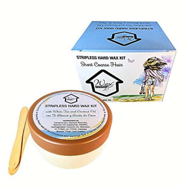 Wax at Home Microwavable White Tea Stripless Wax Kit 8.45 Oz. by Wax