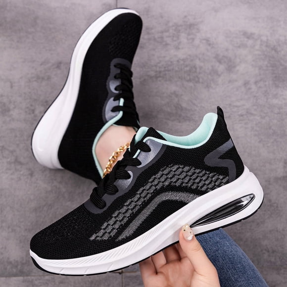 YOUYEDIAN Orthopedic Shoes for Women Arch Support Slip on Non Slip Tennis Shoes Wide Width Mesh Stretch Work Shoes Comfortable 2026 New Orthopedic Shoes (Black)
