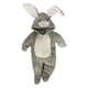 thumbnail image 1 of Mameluco con gorro Bordado Baby Kisses Kiss Conejo Gris Mameluco1356, 1 of 4