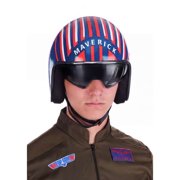 Top Gun Adult Costume Helmet | Top Gun Accessories