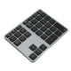 thumbnail image 2 of Teclado numérico inalámbrico, interruptor de tijera de 35 teclas BT5.0, carcasa de aleación de aluminio, teclado numérico para escritorio, portátil y tableta, 2 of 10