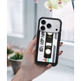 thumbnail image 5 of WIRESTER Shockproof Soft Rubber Cover Case for Apple iPhone 17 Pro 6.3" 2025, Retro Black Cassette Tape Hip Hop, 5 of 5