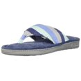 thumbnail image 1 of Dearfoams womens Thong Slipper, Blue Multi, Large US, 1 of 3