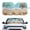 Beach Ocean Turtle Pattern, variant on XYZCANDO Car Windshield Sun Shade with Beach Turtle Seascape, Foldable Auto Sun Blocker for Easy Storage and Summer Heat Protection