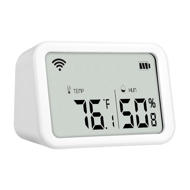 Detector Lux Monitor Humedad y Temperatura Likrtyny para Casa Verde