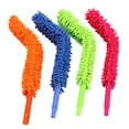 thumbnail image 2 of ZheElen Soft Microfiber Clean Anti Static Turkey Feather Duster Cleaner Brush For Home orange 1Set, 2 of 6