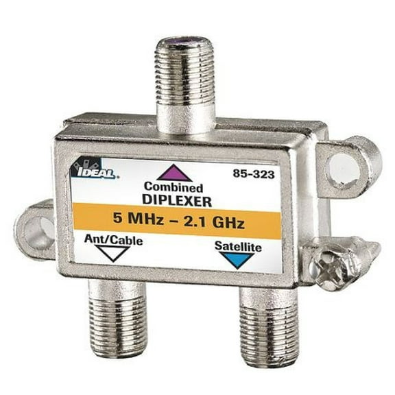 POWER FIRST 4LWZ6 Cable Splitter,Diplexer,F-Type,2.1 GHz