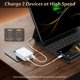 thumbnail image 4 of Bloque de carga iSeekerKit, 40 W, 4 puertos USB C plano, paquete de 2, 4 of 7