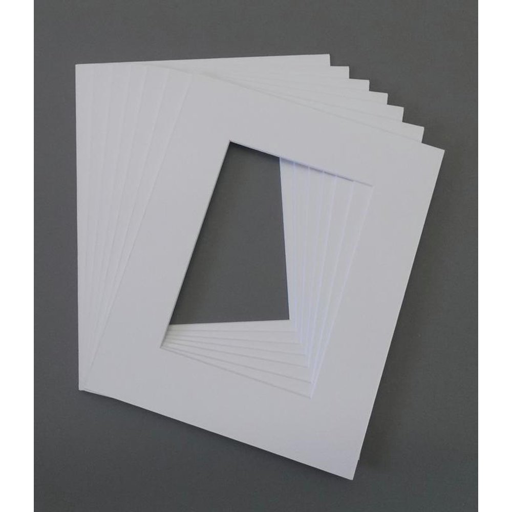 24x36 Cream Picture Mat with White Core, Bevel cut for 20x30 Picture