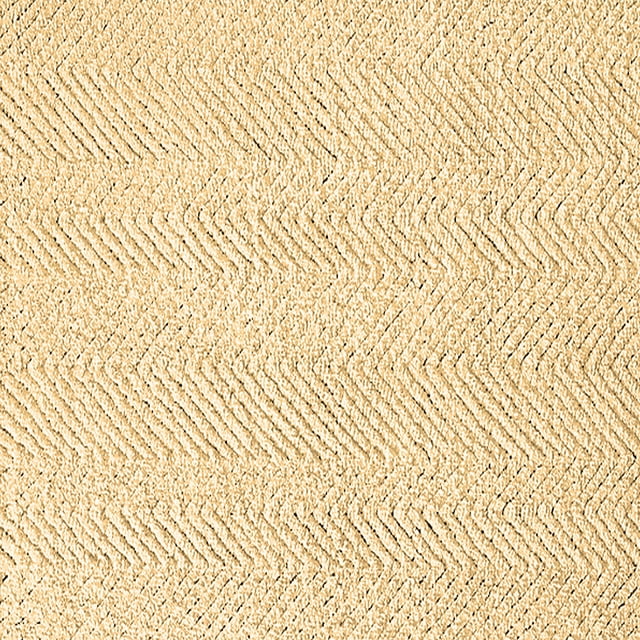 Ahgly Company Machine Washable Indoor Square Solid Brown Modern Area Rugs, 3' Square