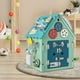 thumbnail image 4 of Costway Casa de Actividades de Mader con Juegos Sensoriales y Espacio de Almacenaje Interior Juguete Educativo para 3+ Años 33 x 33 x 45 cm Azul, 4 of 10