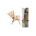 thumbnail image 2 of Marley Reclining Folding Arm / Captain Solo / Single Dining Chair (No Footrest) Outdoor Patio Grade-A Teak Wood WholesaleTeak #WMDCARMR, 2 of 3