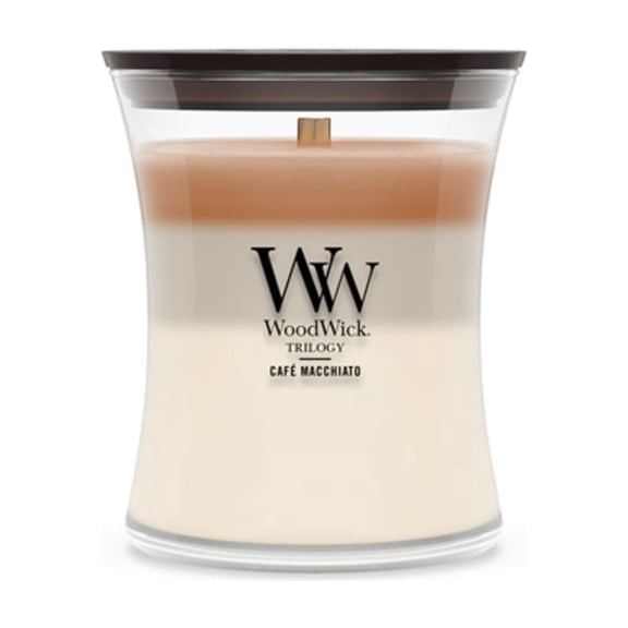 WoodWick Trilogy Café Macchiato Medium Hourglass Candle