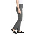 thumbnail image 2 of Hilary Radley Ladies' Pull-on Pant with Tummy Control Size: M, Color: Black/Off-White Combo, 2 of 4