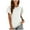 White, variant on Scyoekwg Summer Tops for Women Trendy Tshirt Short Sleeve Loose Comfy Blouse Crewneck Ruffled Sleeves, Going Out Tops Casual Classic Solid Color T Shirt (Green,L)
