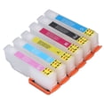 thumbnail image 4 of Imprimante Jet d'Encre, Position Précise Sans Fuite 6 Pcs Encre Réutilisable Sortie Fluide 6 Couleurs pour Remplacement ICBK80 ICC80 ICC80 ICLC80 ICLM80, ICBK70 ICC70 ICC70 ICY70, 4 of 8