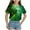 4-Green, variant on ZTKWD Boys Girls Kids Shirts 3D Print Graphic Cool Design Colorful Tee Shirt for Kids 6-16 Years
