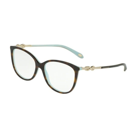 Tiffany 0TF2143B Full Rim Oval Womens Eyeglasses - Size 55 (Havana/Blue)