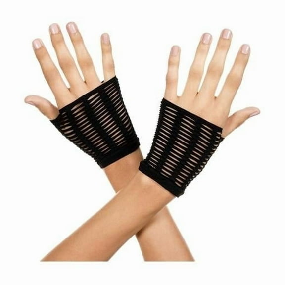 Music Legs Women's Oval net gloves 480-BLACK